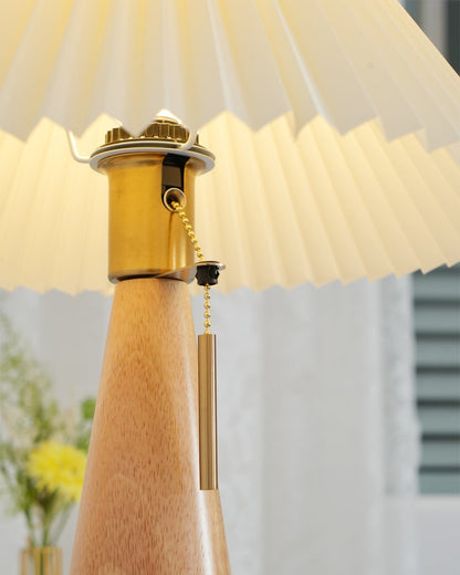 Classic Wooden Desk Table Lamp