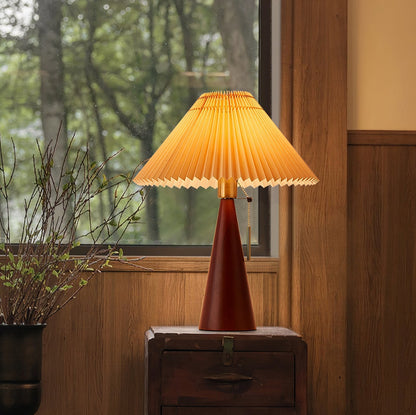Classic Wooden Desk Table Lamp