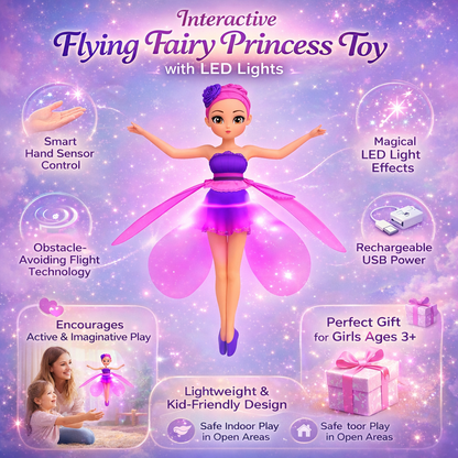 Colorful LED Fairy Wand Toy for Kids with Sensor