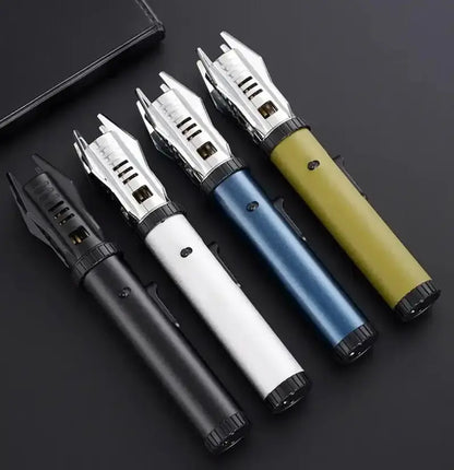 Windproof Lighter with Adjustable Flame for Outdoor Use - Fesara