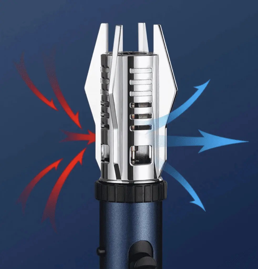 Windproof Lighter with Adjustable Flame for Outdoor Use