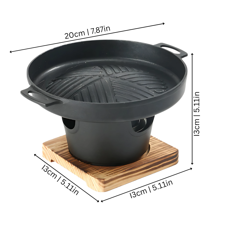 Portable Mini Grill Set