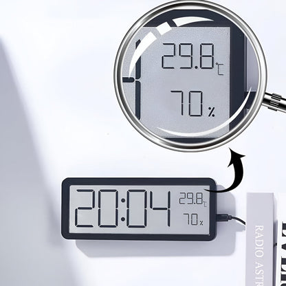 Smart LED Display Clock with Temp and Humidity