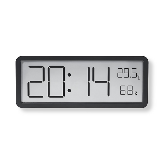 Smart LED Display Clock with Temp and Humidity - Fesara