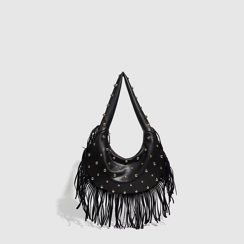 Chic Fringed Suede Tote Bag for Women - Fesara