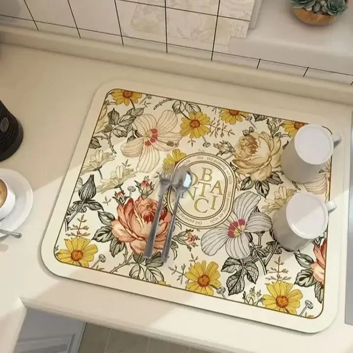 Waterproof Kitchen Floor Mat - Slip Resistant and Fast Drying - Fesara