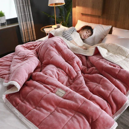 Soft Fleece Throw Blanket Polar Warmth