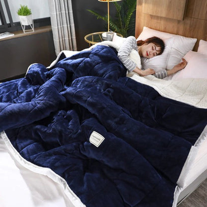 Soft Fleece Throw Blanket Polar Warmth