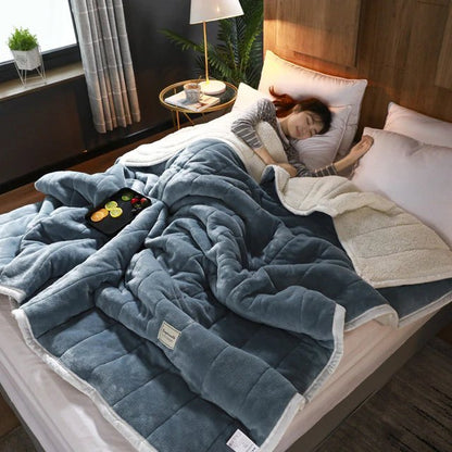 Soft Fleece Throw Blanket Polar Warmth