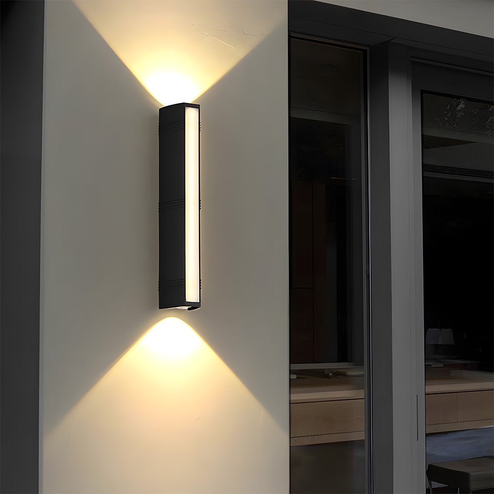 Bright Outdoor LED Wall Lamp - Waterproof Up Down Light