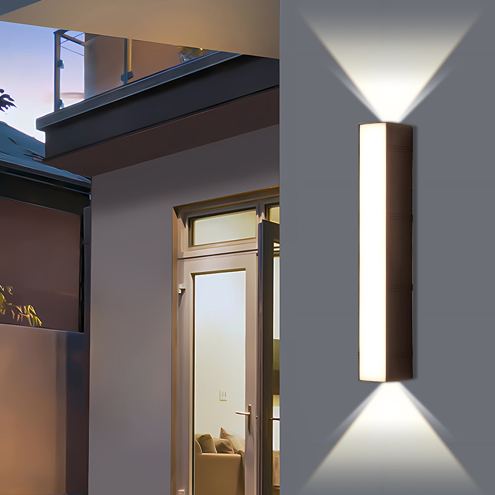 Bright Outdoor LED Wall Lamp - Waterproof Up Down Light