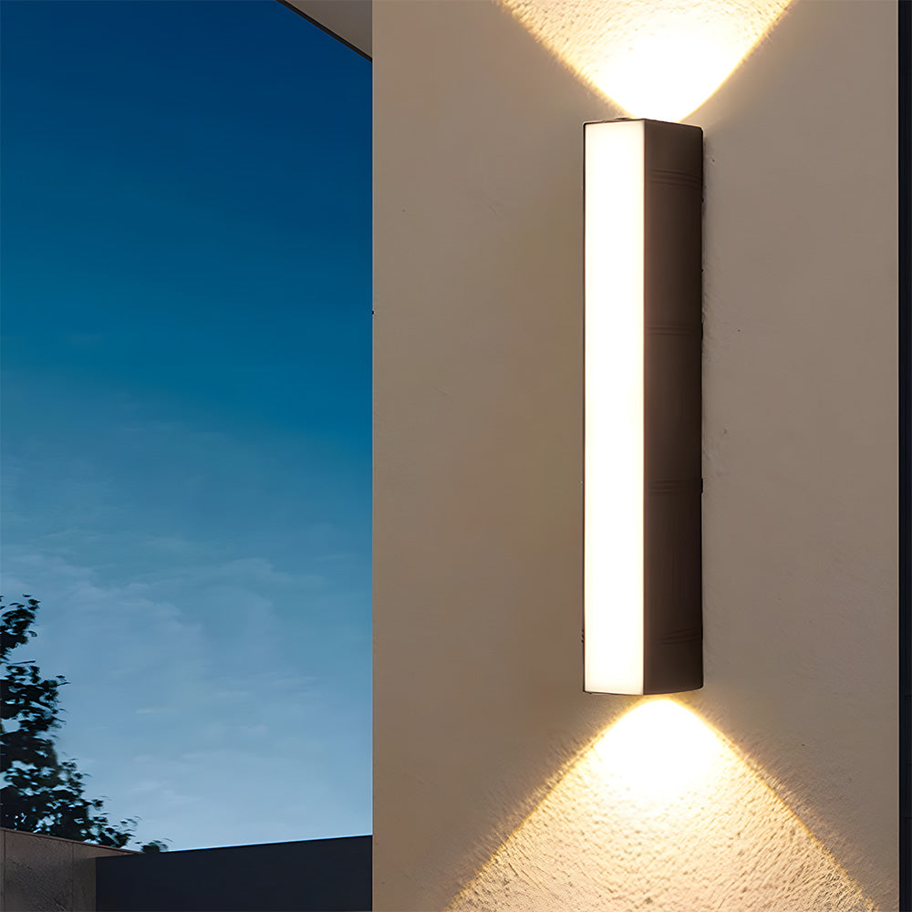 Bright Outdoor LED Wall Lamp - Waterproof Up Down Light
