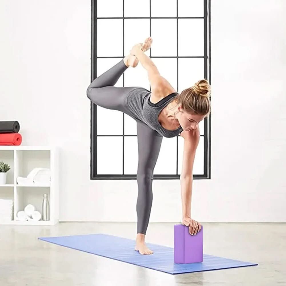 SupportFlex Yoga Block – Stable Foam Block for Balance & Comfort 3