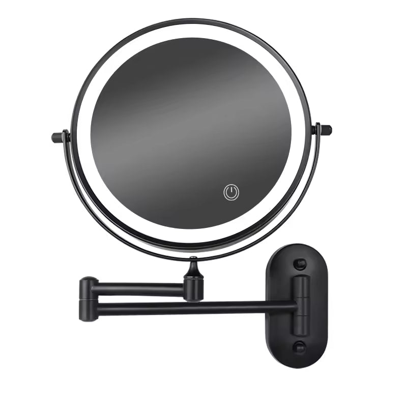 Portable LED Makeup Mirror with 3X Magnification