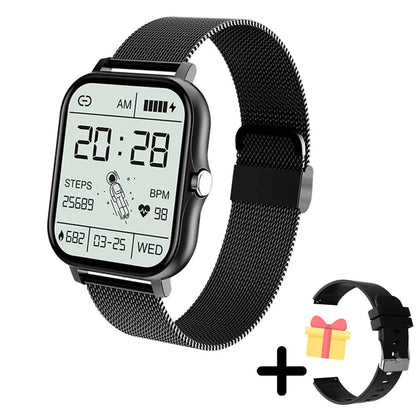 Luxury Gold Smart Watch - Digital Fitness Tracker