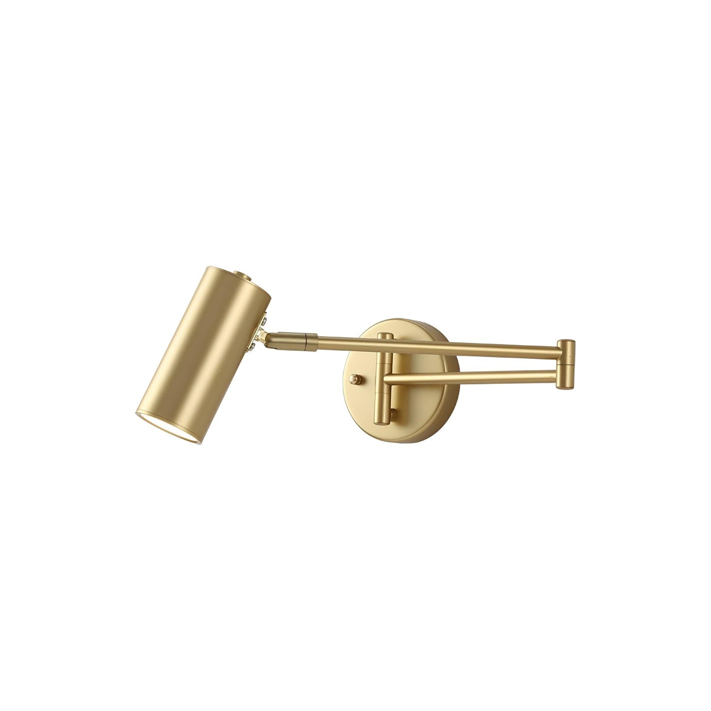 Contemporary Adjustable Silver Wall Light