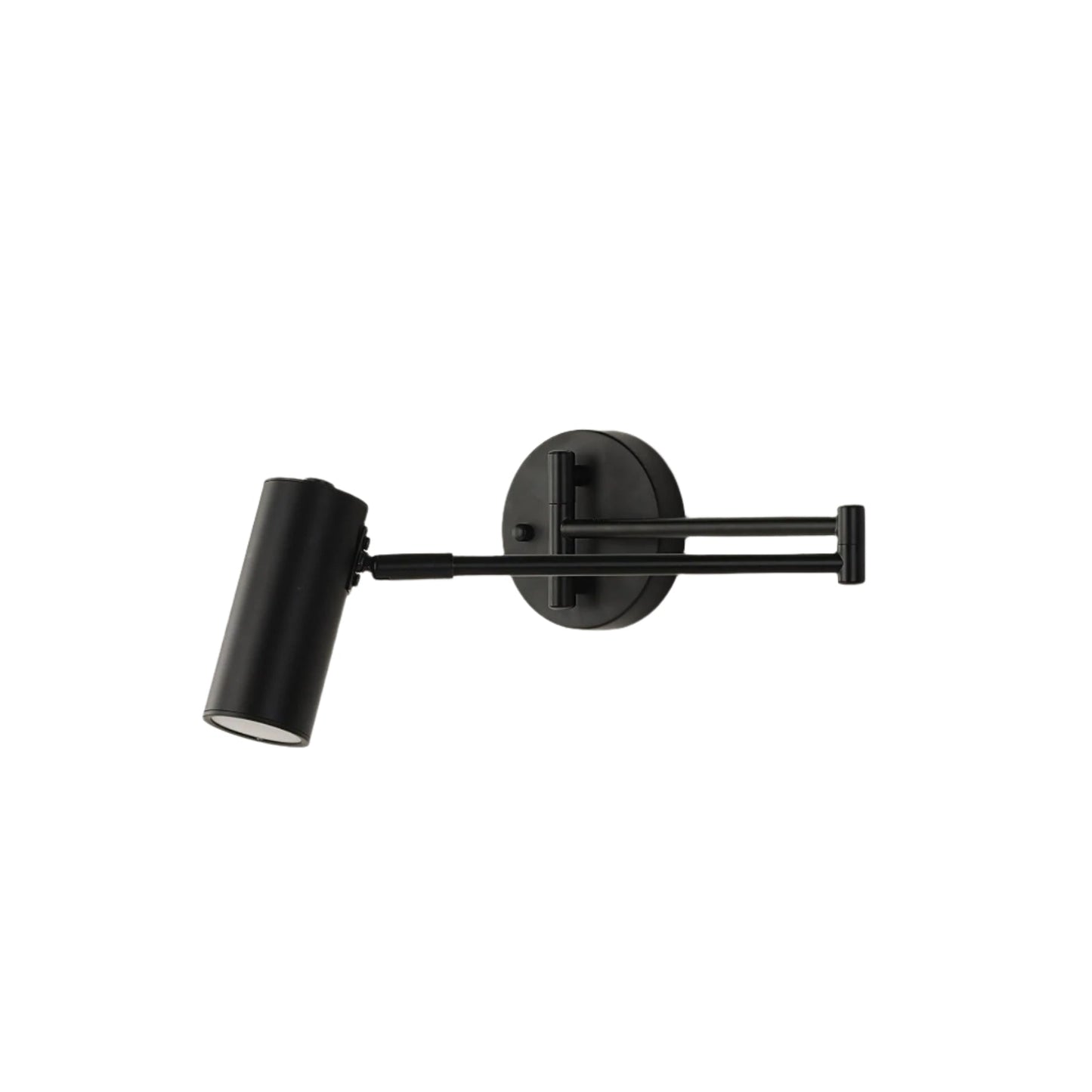 Contemporary Adjustable Silver Wall Light - Fesara