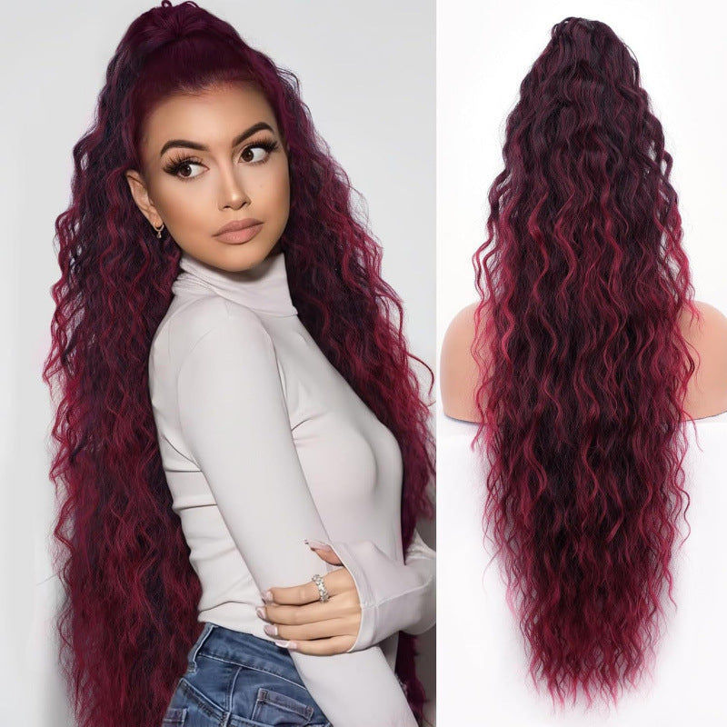 Natural Wave Ponytail Hair Wig
