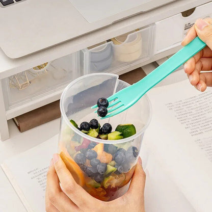 Portable Salad Container Bowl