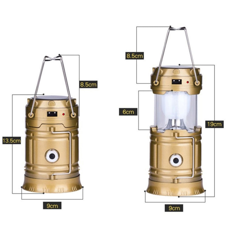 Portable Solar Powered Camping Lantern Light