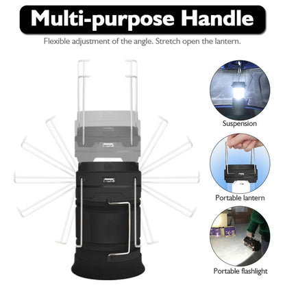Portable Solar Powered Camping Lantern Light