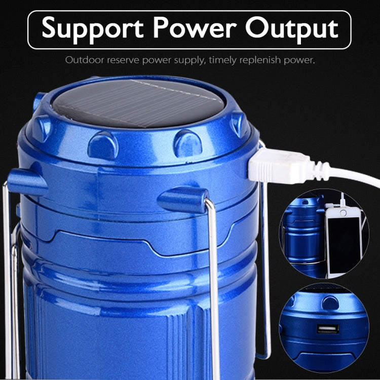 Portable Solar Powered Camping Lantern Light