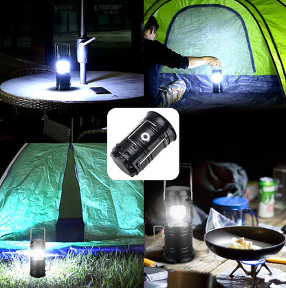 Portable Solar Powered Camping Lantern Light