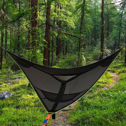 Large Waterproof Family Camping Tent with Hammock - Fesara