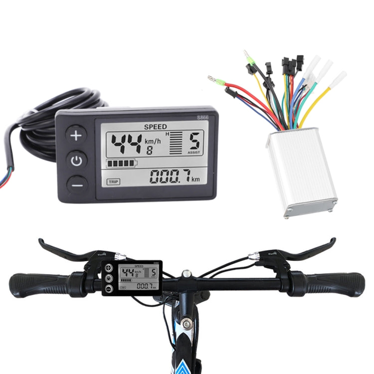Universal Electric Bike LCD Display Kit 36V 48V - Fesara