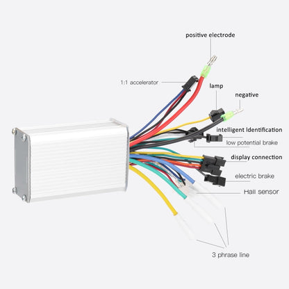 Universal Electric Bike LCD Display Kit 36V 48V