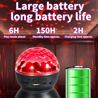 Colorful LED Ball Lamp with Sound and RGB Lights
