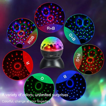Colorful LED Ball Lamp with Sound and RGB Lights