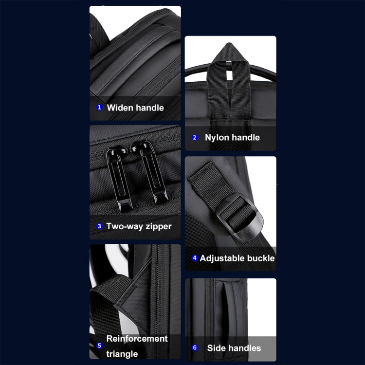 Waterproof Business Laptop Backpack with USB Port
