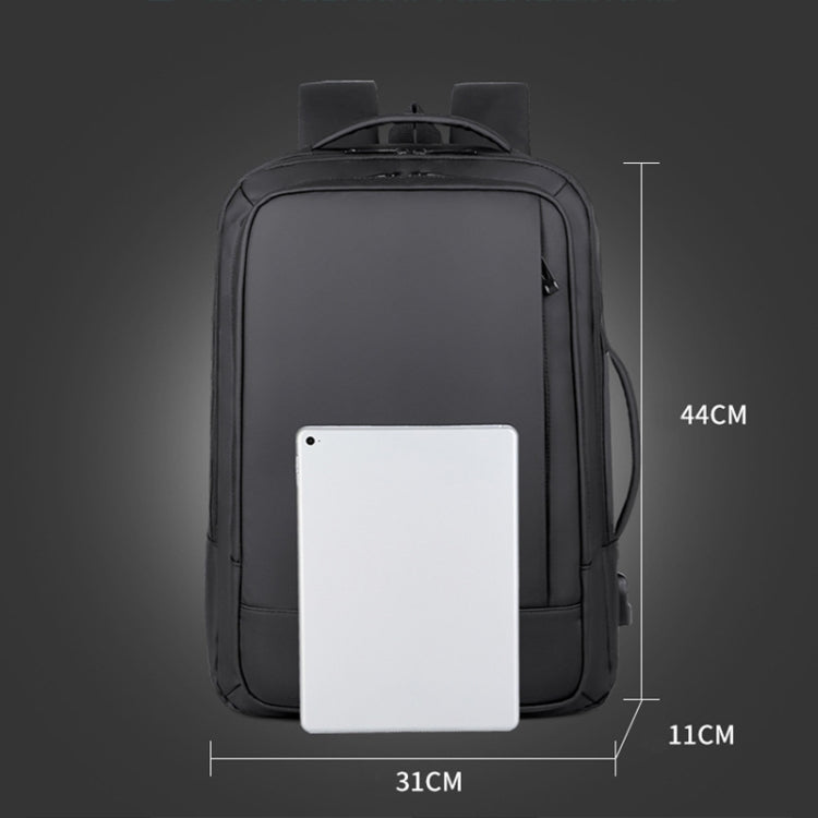 Waterproof Business Laptop Backpack with USB Port