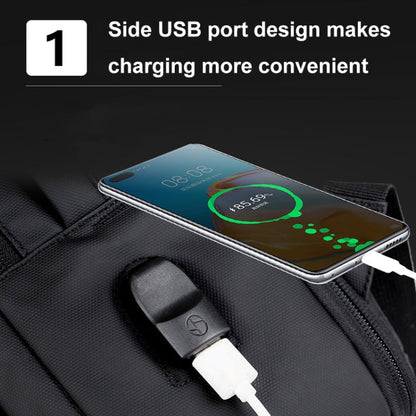 Waterproof Business Laptop Backpack with USB Port