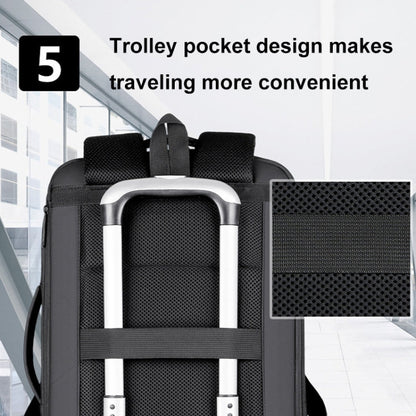 Waterproof Business Laptop Backpack with USB Port