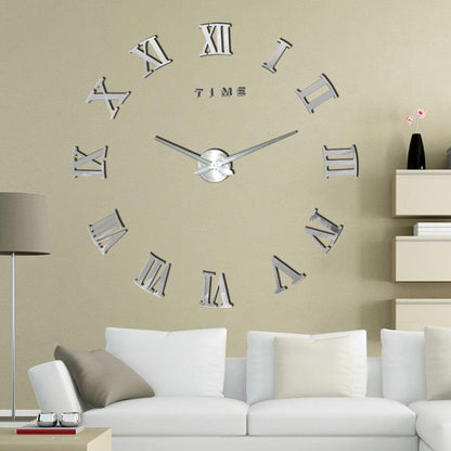 Minimalist White Wooden Wall Clock