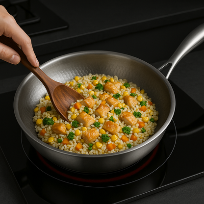 Heavy Duty Titanium Non Stick Frying Pan for All Hobs