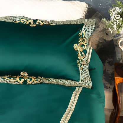 Soft Green Cotton Bedding Set