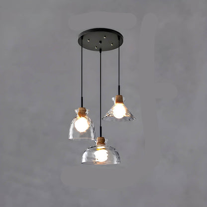 Elegant Crystal Glass Ceiling Light