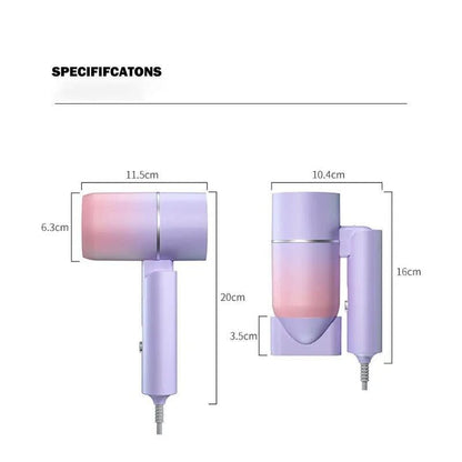 TRAVELBLOW – Foldable hair dryer with ion technology for shiny hair 5