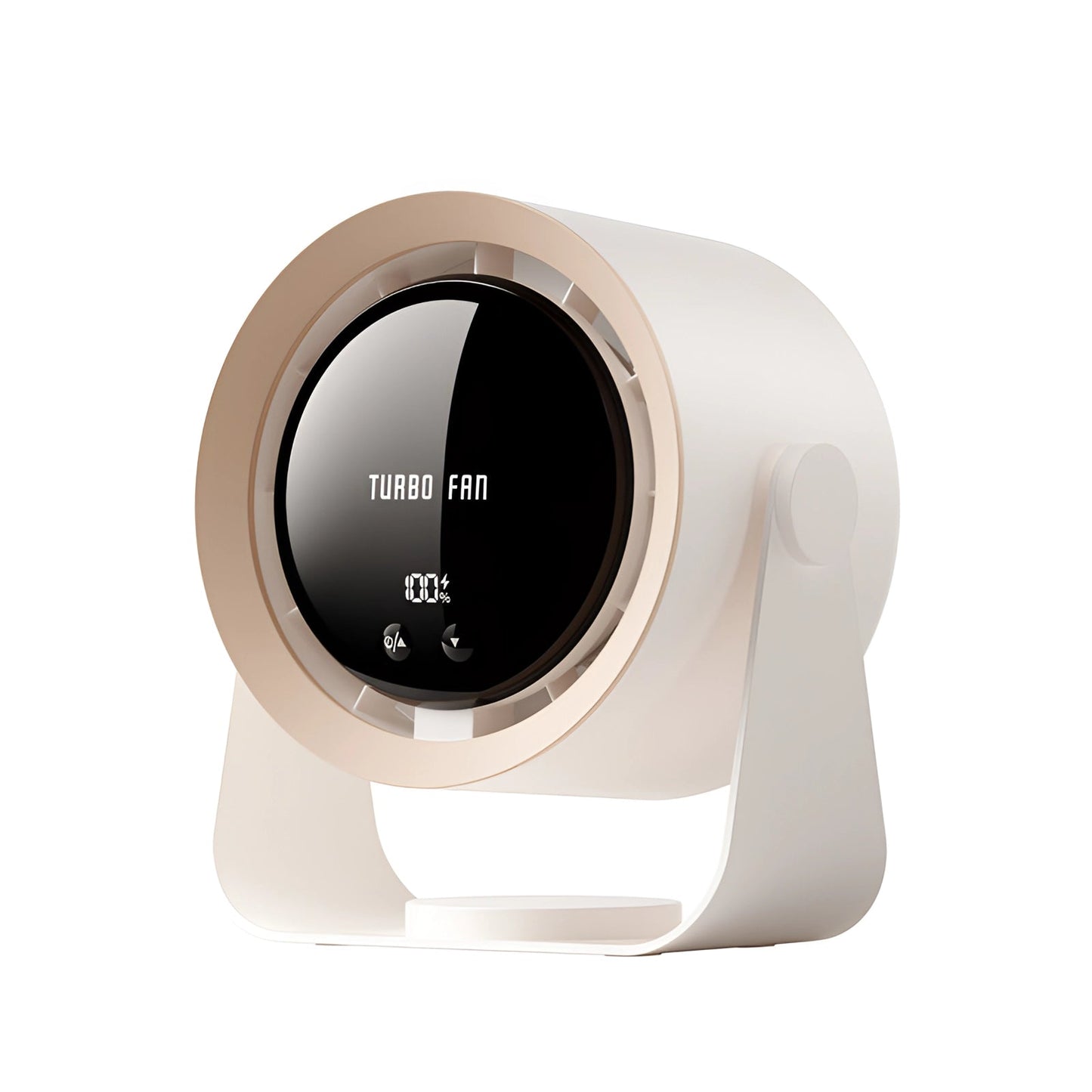 Silent Turbo Fan with LED Screen - Compact Home Cooler - Fesara