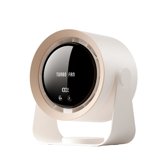 Silent Turbo Fan with LED Screen - Compact Home Cooler - Fesara