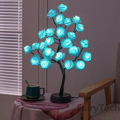 Fesara | Elegant Floral Table Lamp - Soft Warm Glow