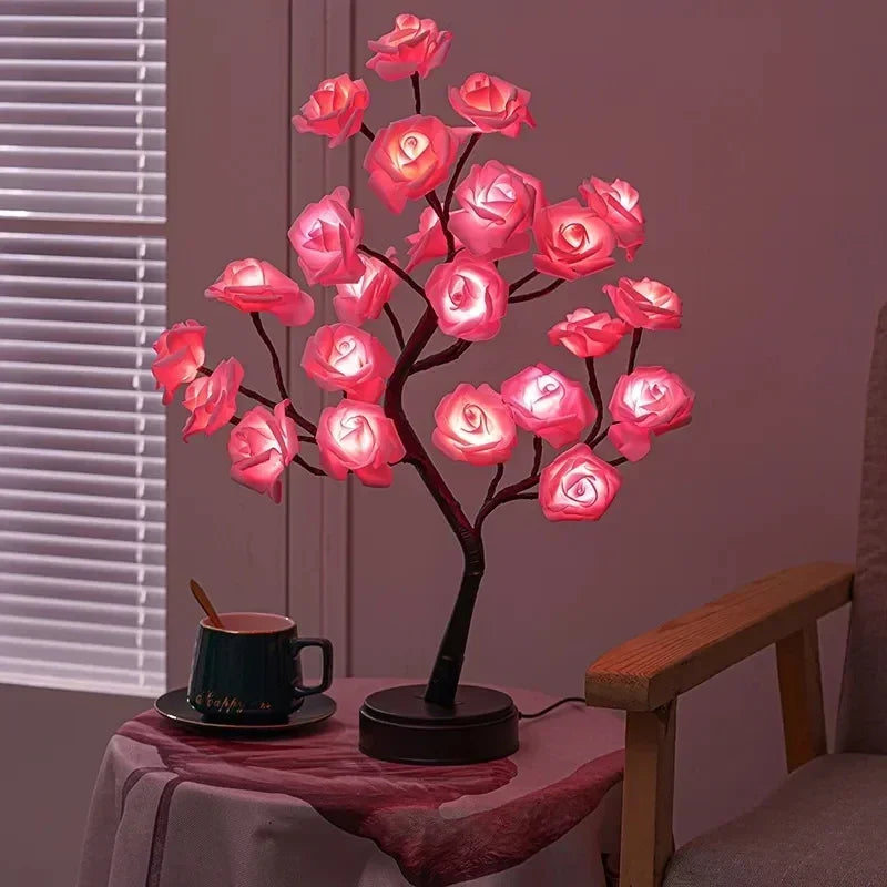 Fesara | Elegant Floral Table Lamp - Soft Warm Glow