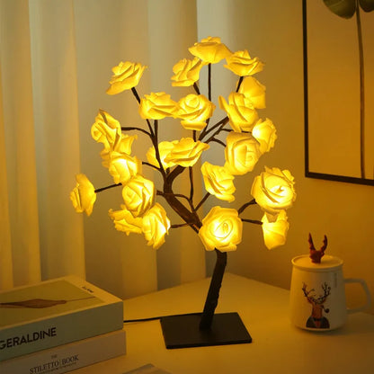 Fesara | Elegant Floral Table Lamp - Soft Warm Glow