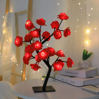 Fesara | Elegant Floral Table Lamp - Soft Warm Glow - Fesara
