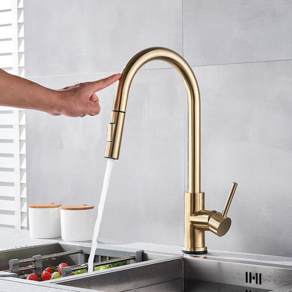 Automatic Sensor Kitchen Faucet with Flexible Sprout - Fesara