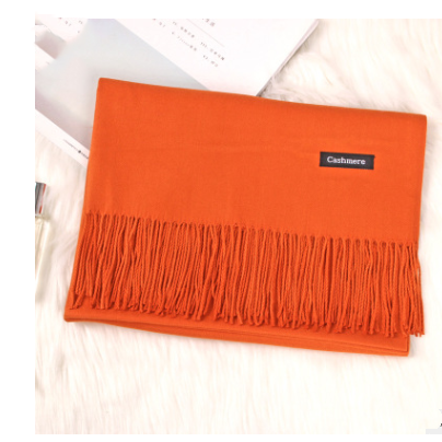TasselAura | Elegant Monochrome Women's Scarf for All Seasons 0