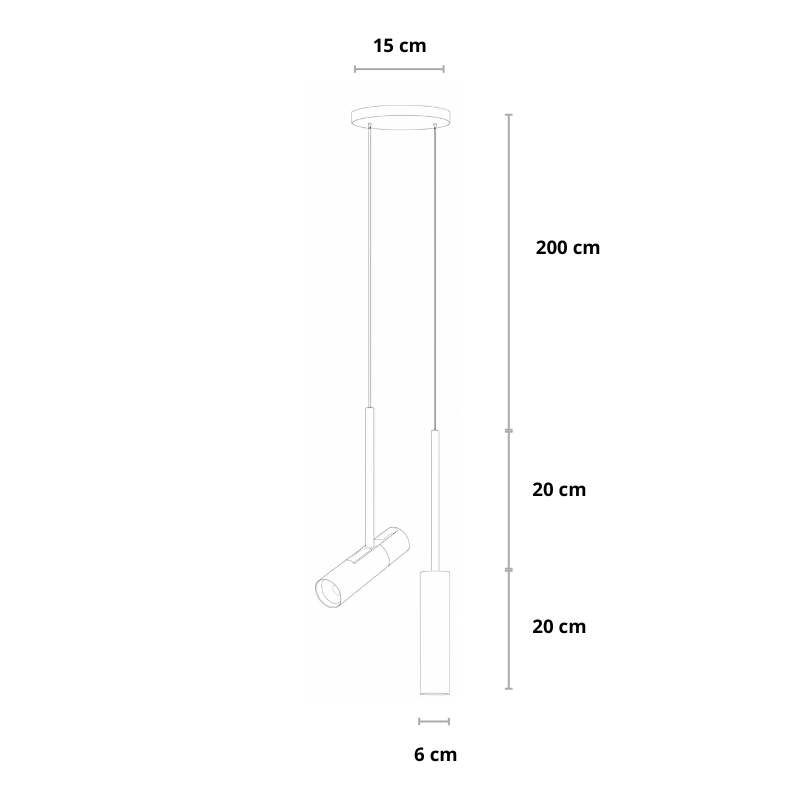 Stylish LED Hanging Bedroom Light